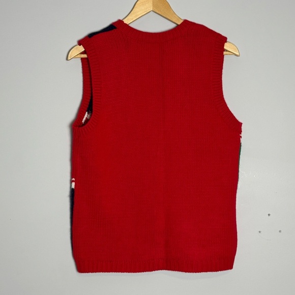 Karen Scott Ugly Christmas Knit Sweater Vest - Picture 3 of 6